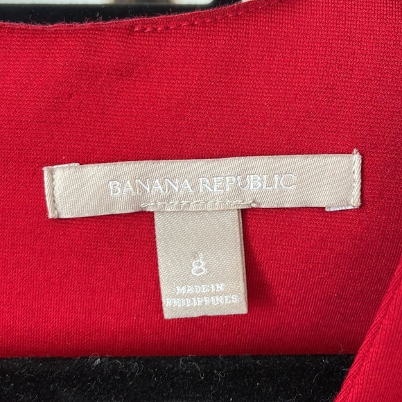 Banana Republic size 8 red sleeveless dress - Picture 5 of 5